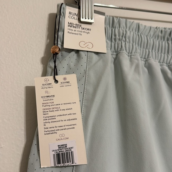 CALIA Calming Green Women's Infinity Run Skort Size Medium - Picture 5 of 6